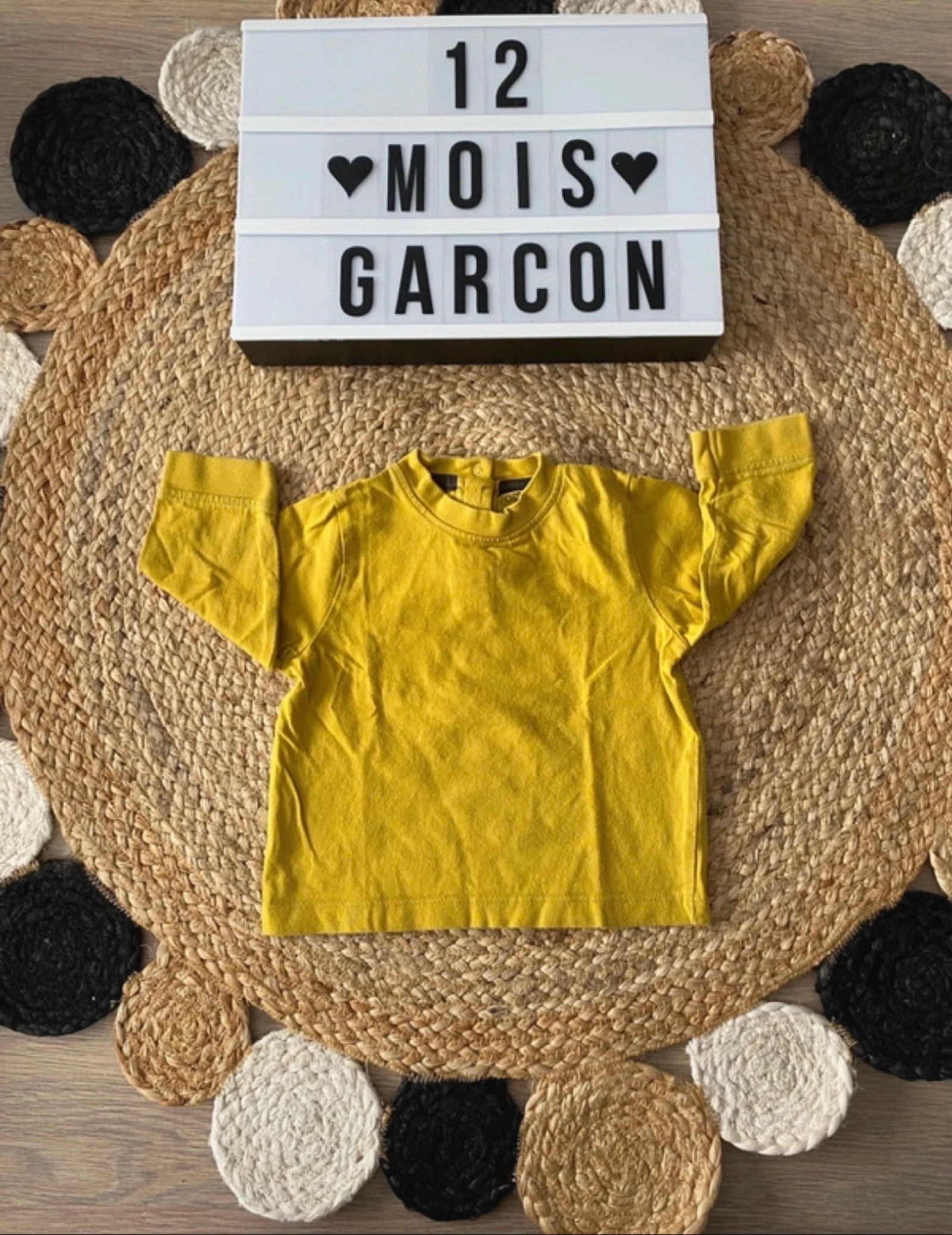 Maillot manches longues 12 mois 